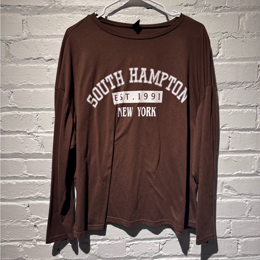 Brown south Hampton long sleeve